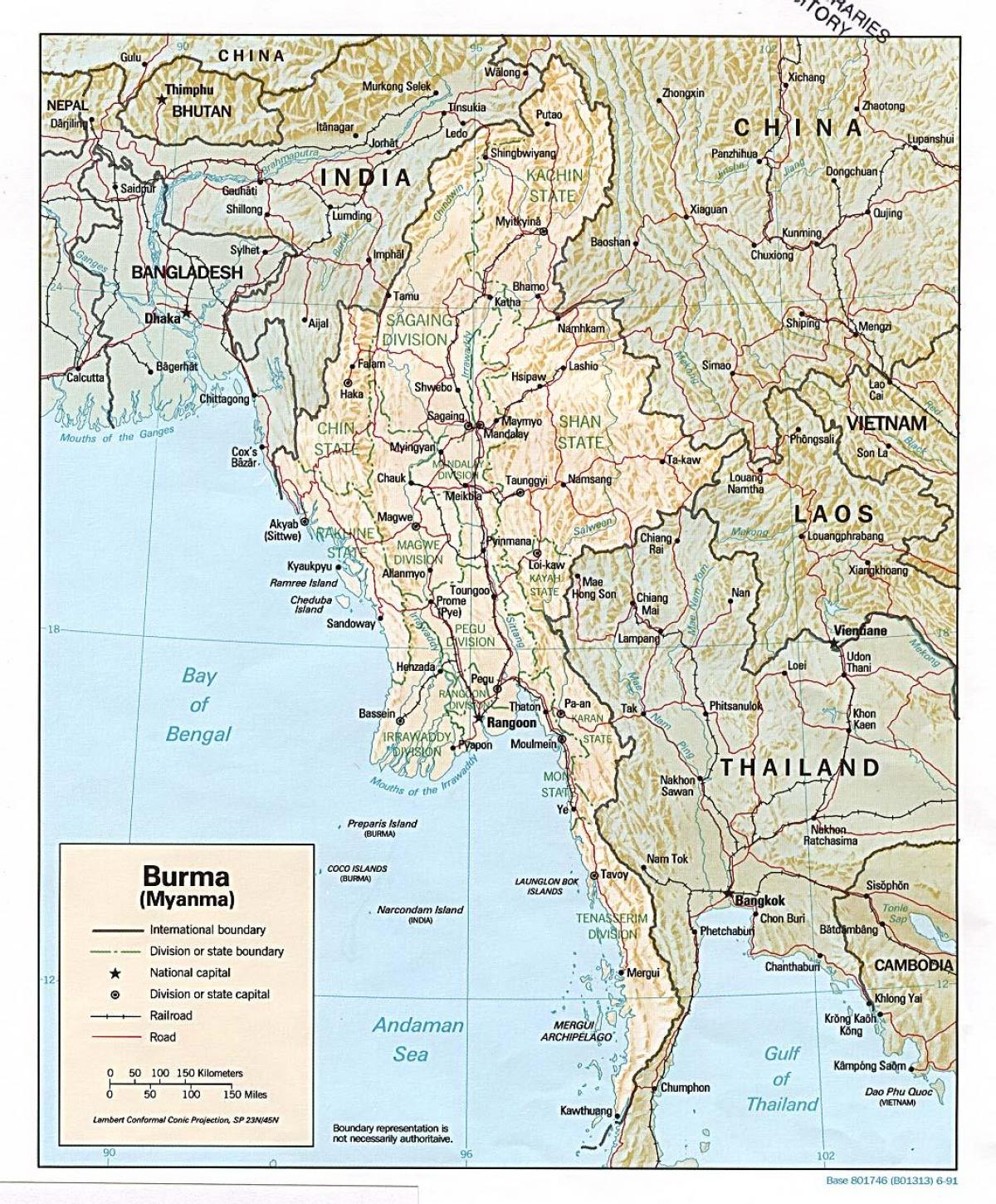 offline mapa Myanmar 