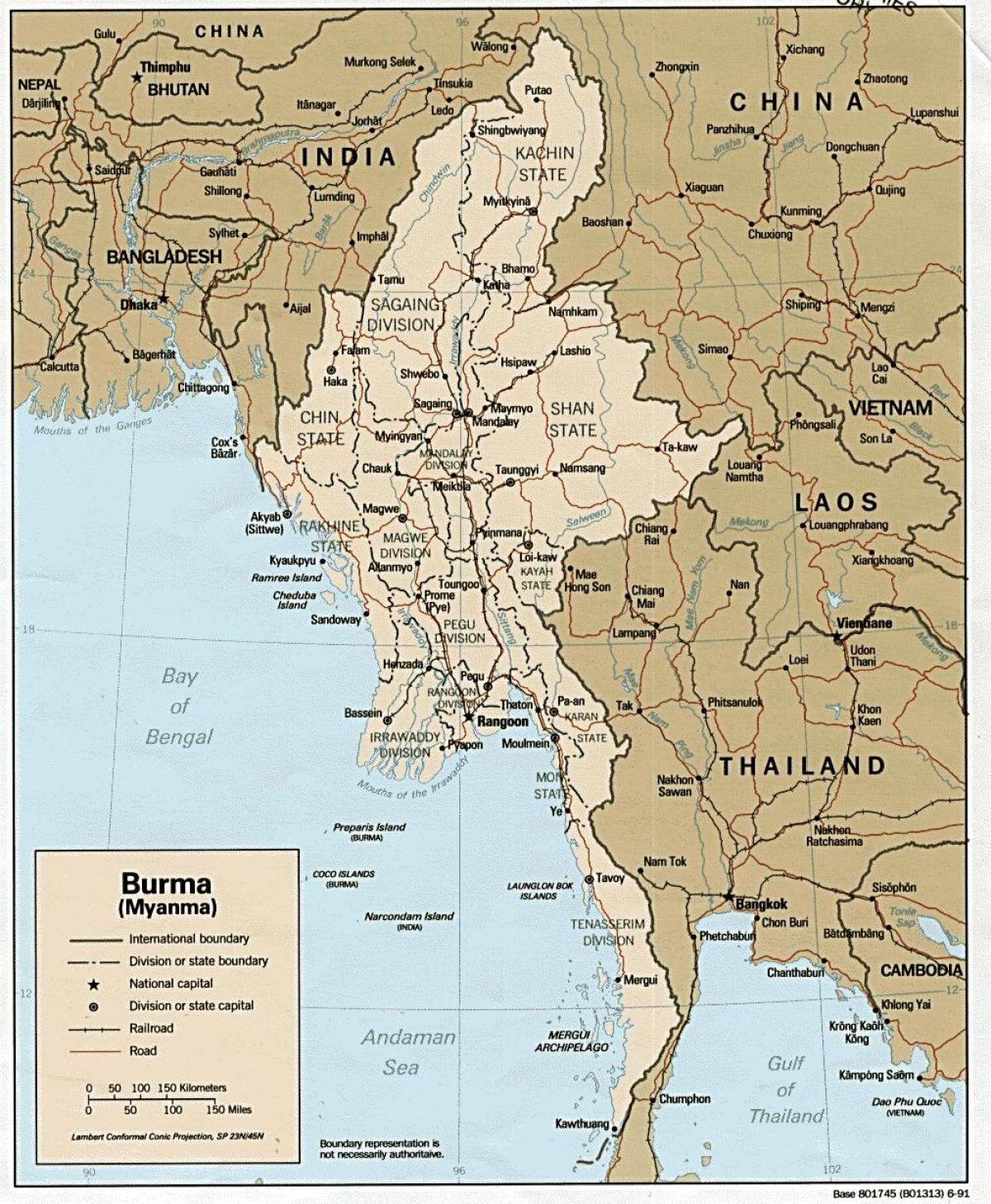 Birma karta HD