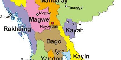 Birma mapa zdjęć