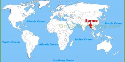 Lokalizacja Birma na mapie